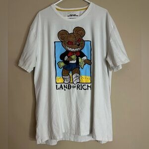 BKYS BLACK KEYS - LAND OF RICH - T SHIRT EMPIRE CLOTHING WHITE TEE